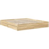  Krevet s od storage Sonoma hrast 180 x 200 cm Konstruirano drvo | shoptok.hr