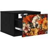  Wall-mounted noćni ormarić GENNEP Crni hrast 36 x 33 x 25 cm | shoptok.hr