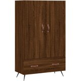  Visoka komoda smeđa boja hrasta 69,5x31x115cm konstruirano drvo | Eponuda.com
