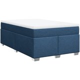 Maison Chic Box spring postelja - Vzmetna postelja z vzmetnico modra 120x190 cm blago SL11684, (21881775) | Shoptok.si