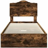  Krevet s od storage s ladicama Dimljeni hrast 70 x 190 cm | shoptok.hr