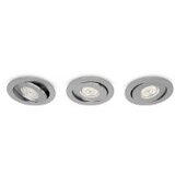  Asterope LED ugradna spot svetiljka boje aluminijuma 3x4,5W set 3/1 59183/48/16 | ePonuda.com