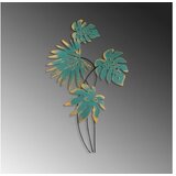 WALLXPERT dekorativni metalni zidni pribor monstera turquoise | ePonuda.com