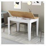 Hanah home Trpezarijski sto Kijev 512 110x75x72cm Bijeli hrast | Eponuda.ba