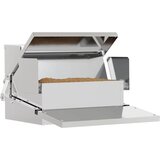 Feeder s nogom za piliće Srebrno 50 x 40 x 29 cm Cinkani čelik | Eponuda.ba