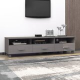 TV ormarić HAMAR svjetlosivi 158 x 40 x 40 cm masivna borovina | shoptok.hr