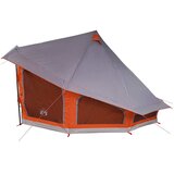 Tipi šator s krovom Siva i narančasta 508 x 470 x 300 cm taft | shoptok.hr