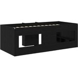  Kreveta za visoko spavanje djece 2 pcs Crni hrast 98.5 x 200 cm - Crni hrast 100 x 200 cm | shoptok.hr