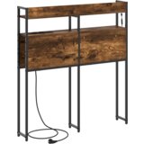vidaXL Skladiščni naslon Dimljen hrast 90 cm Konstruiran les | Shoptok.si
