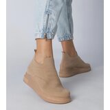 Gemre Merinsa slip-on sock sneakers in brown | shoptok.hr