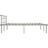  Posteljni okvir siv kovinski 200x200 cm, (20644540) | Shoptok.si