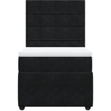 Box spring krevet s madracem crni 100x200 cm baršunasti | shoptok.hr