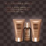 Baylis & Harding Black Pepper & Ginseng poklon set za lice, tijelo i kosu za muškarce Mini | shoptok.hr