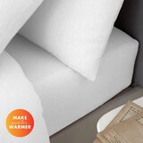 Catherine Lansfield Bela napenjalna flanelna rjuha 90x190 cm Brushed – | Shoptok.si