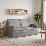  Kauč za dvoje Svjetlosiva 150 x 81 x 82 cm Baršun | shoptok.hr