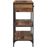  Konzolna stolica s ladicama Smeđa 100 x 34,5 x 75 cm boja drva | Eponuda.ba