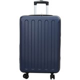 vidaXL Zložljiva potovalka s trdo lupino 24'' Temno modra 43x27x66 cm ABS Cene