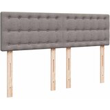  Krevet s oprugama i madracem smeđesivi 140 x 190 cm od tkanine | shoptok.hr