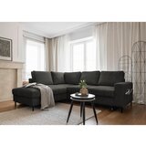 MID.YOU SEDEŽNA GARNITURA, rebrasti žamet siva | Shoptok.si