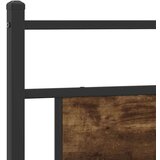  Posteljni okvir brez vzmetnice dimljen hrast 107x203cm inž. les, (21829082) | Shoptok.si
