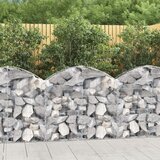  Gabionska košara s lukom 100 x 30 x 80/100 cm pocinčano željezo Cijene