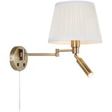 Markslöjd 109017- LED zidna lampa PIVOT 1xE27/40W/230V + LED/4W krem/mesing Cene