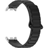 INF 12MM silikonski pašček za uro z magnetno zaponko za Xiaomi Mi Band 8/9 Black, (21838263) | Shoptok.si