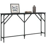  Konzolni stol crni 140 x 23 x 75 cm od konstruiranog drva | shoptok.hr