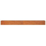  Povišena vrtna gredica boja hrđe 480 x 80 x 45 cm čelik COR-TEN | shoptok.hr