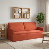 SOFA za 3 osobe Crvena narančasta 190 x 81 x 82 cm Slike