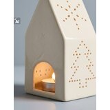 Sinsay Božićni svijećnjak za tealight svijeću u obliku kućice | shoptok.hr