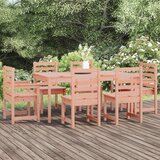  7-dijelni vrtni blagovaonski set od masivnog drva duglazije | shoptok.hr