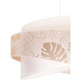  Duolla - Viseći luster na sajli BROOKLYN 1xE27/40W/230V, prečnik 50 cm, bela/mesing | Eponuda.com