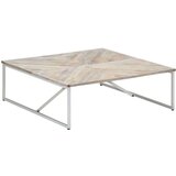 vidaXL Klubska mizica 110x110x36 cm trden mangov les | Shoptok.si