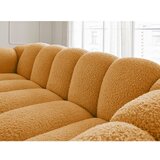 Bobochic Paris Gorčično rumena sedežna garnitura iz tkanine bouclé 232 cm Hippolyte – | Shoptok.si