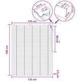  Venecijanska roleta Bijela 135 x 160 cm 35 mm | shoptok.hr