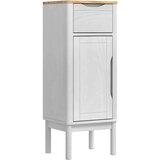  Kopalniška omarica s predalom FLORO Bela 35 x 30 x 90 cm, (5000157139) | Shoptok.si