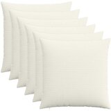  Presvlaka za jastuk 6 pcs HEERLEN Krem 55 x 55 cm Kord | shoptok.hr