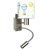 Brilagi LED fleksibilna lampa BOBO 1xE27/25W/230V + LED/3W m. hrom/bela/životinjice | Eponuda.com