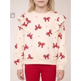 Sinsay Crewneck majica s pamukom i motivom mašni | shoptok.hr