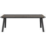 Modern Living Vrtna Miza Bergen, Črna, 220x100 | Shoptok.si