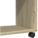  Bočni stolić s kotačima boja hrasta sonome 70x35x60 cm drveni | shoptok.hr