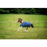 Horseware Ireland Pregrinjalo Amigo 1200D Wug Turnout 150 g, Navy/Titanium Grey & Silver - 160 cm