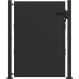 vidaXL Vrtna vrata Crna 100 x 125 cm Čelik s praškastim premazom | shoptok.hr