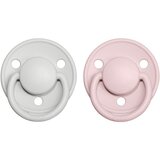 Bibs De Lux Natural Rubber Size 2: 6+ months duda Haze / Blossom 2 kos Cene