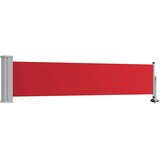 vidaXL Zložljiva stranska tenda za teraso 60x300 cm rdeča, (20692494) | Shoptok.si