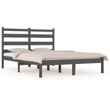  Za krevet od masivne borovine sivi 200 x 200 cm | shoptok.hr