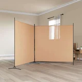 2-delni delilnik prostora Bež 348 x 180 cm Blago, (5000235531)