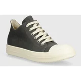 Rick Owens Tenisice Denim Shoes Low Sneaks za žene, boja: siva, DS01D1802.SCF.7811