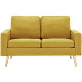  2-dijelni set sofa od tkanine žuti | shoptok.hr